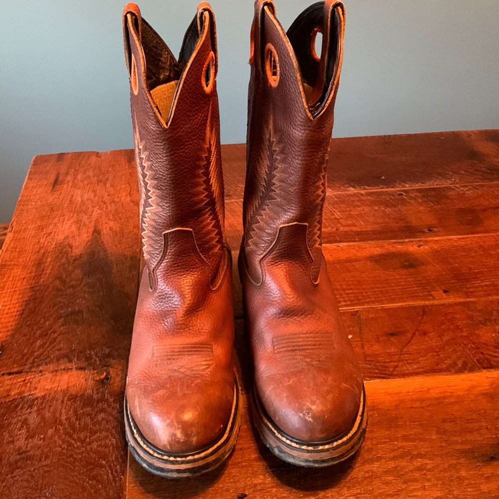 Mens Roadwolf Western Pull On Boots size 9W